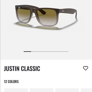 Ray-ban Justin nwt